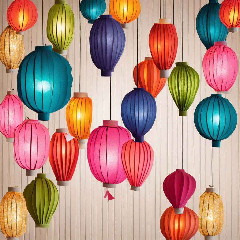 Create Your Own Colorful Paper Lanterns