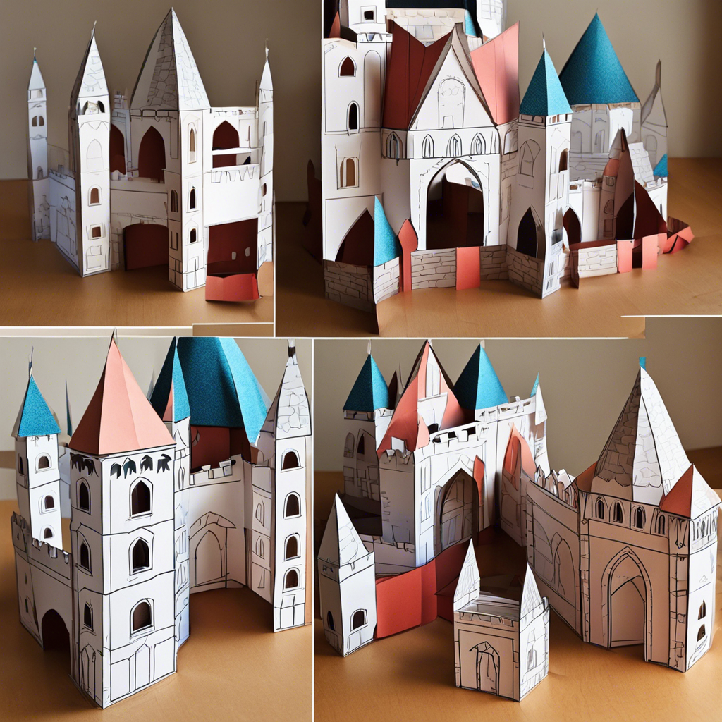 Create a 3D Paper Castle: Medieval Craft