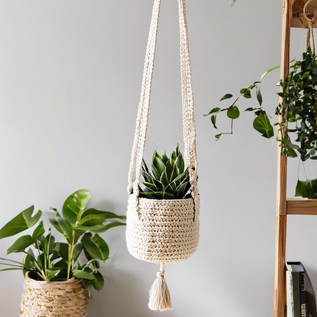 Simple Crochet Plant Hanger for Beginners