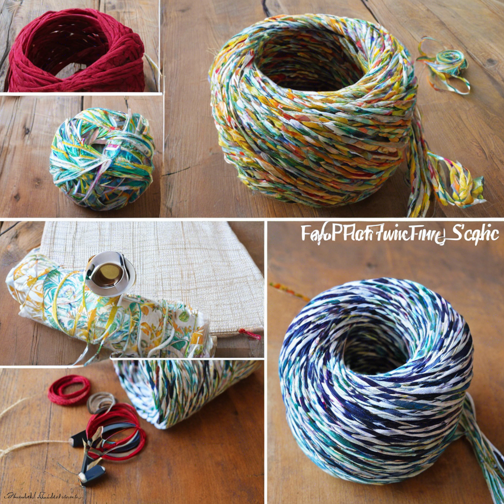 DIY Fabric Scrap Twine: Upcycling Project