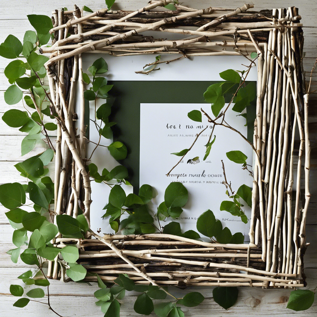 How to Make a Twig Picture Frame