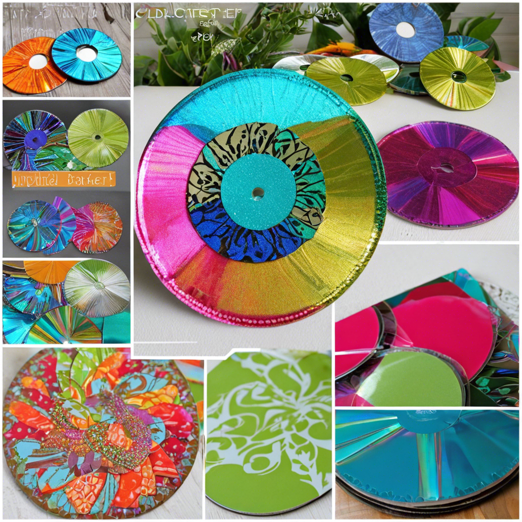 Upcycled CD Coasters: Easy Home Decor