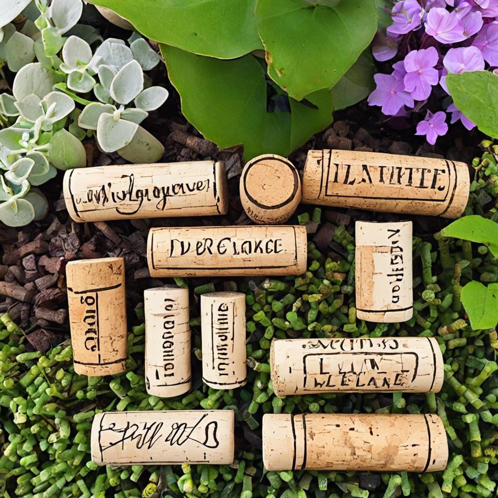 Turn Wine Corks into Cute Plant Markers