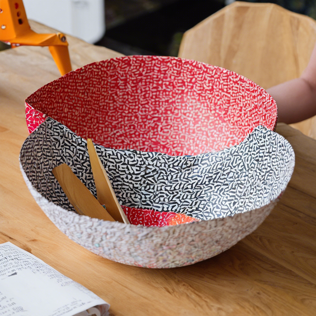 How to Make a Magazine Bowl: Paper Craft