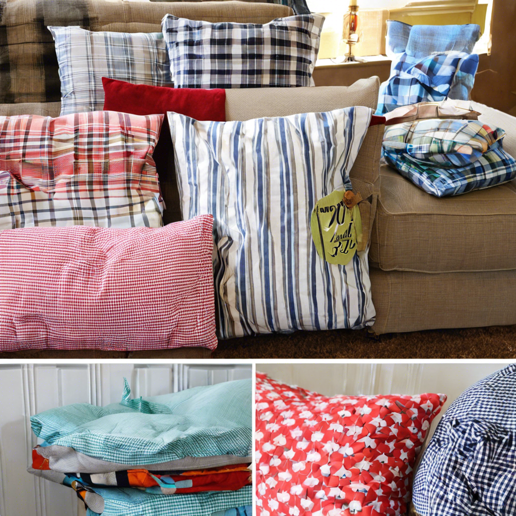 How to Turn Old Shirts into Throw Pillows