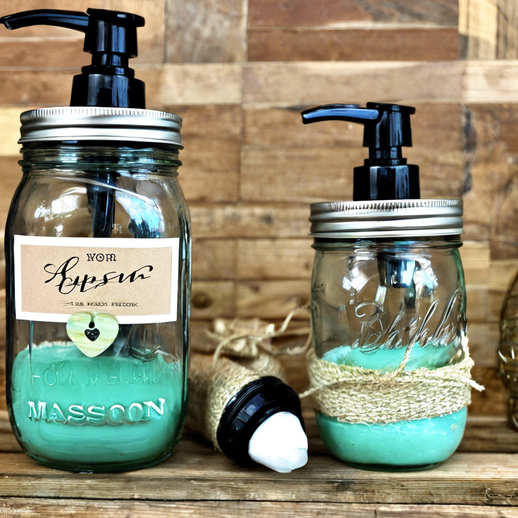 DIY Mason Jar Soap Dispenser: Bathroom Craft