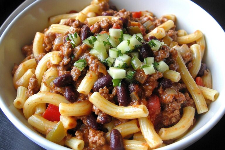 Chili Con Carne with Macaroni - A Fusion of Flavor