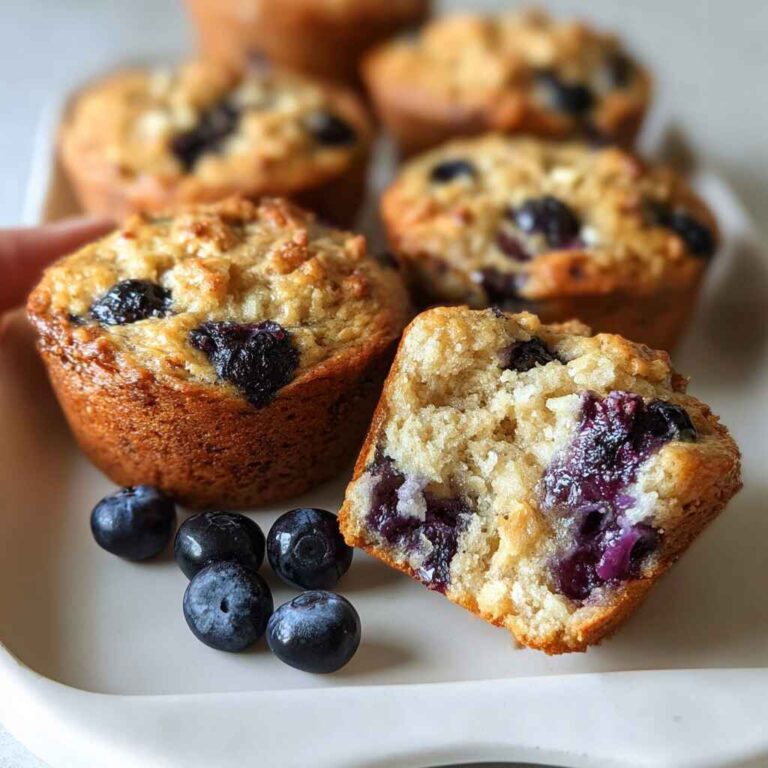 Blueberry Cottage Cheese Muffins