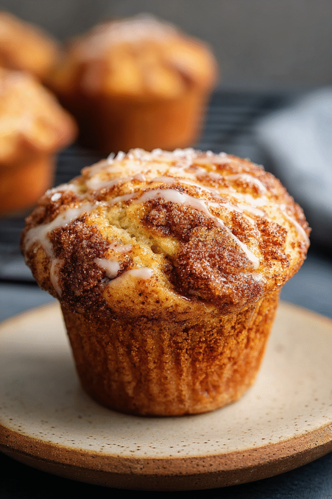 Cottage Cheese Cinnamon Roll Muffins 2