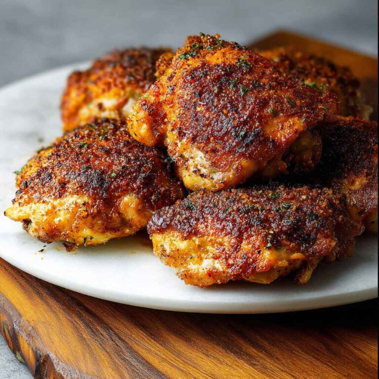 Crispy Baked Chicken Thighs