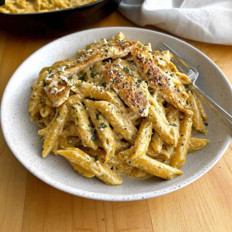 Garlic Parmesan Chicken and Pasta