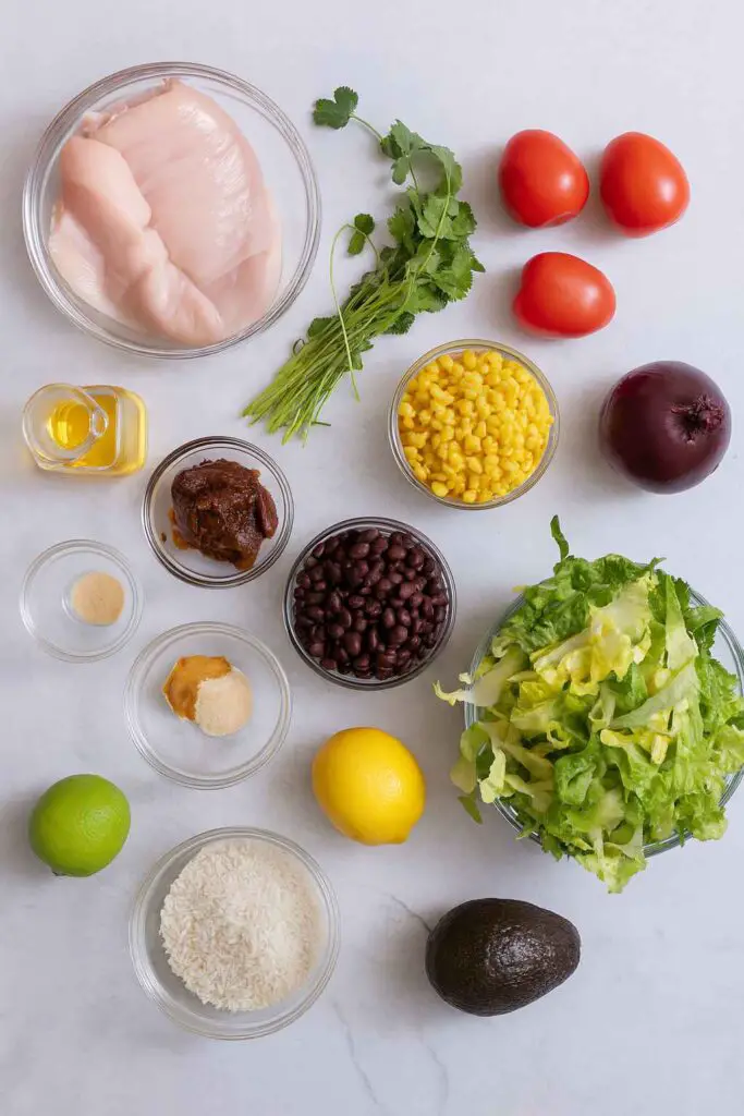 Ingredient Chicken Burrito Bowl