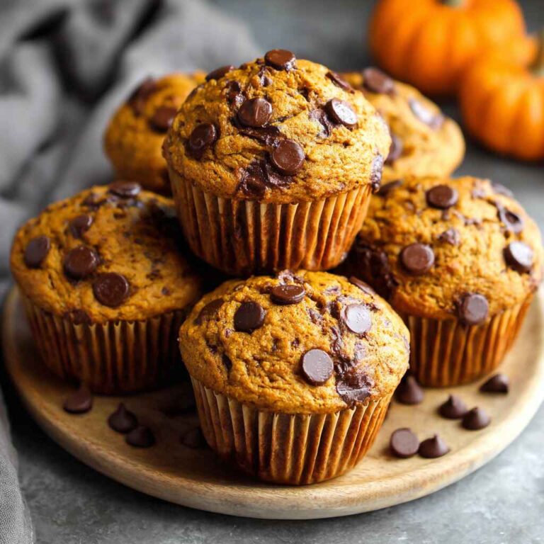 Pumpkin Chocolate Chip Muffins