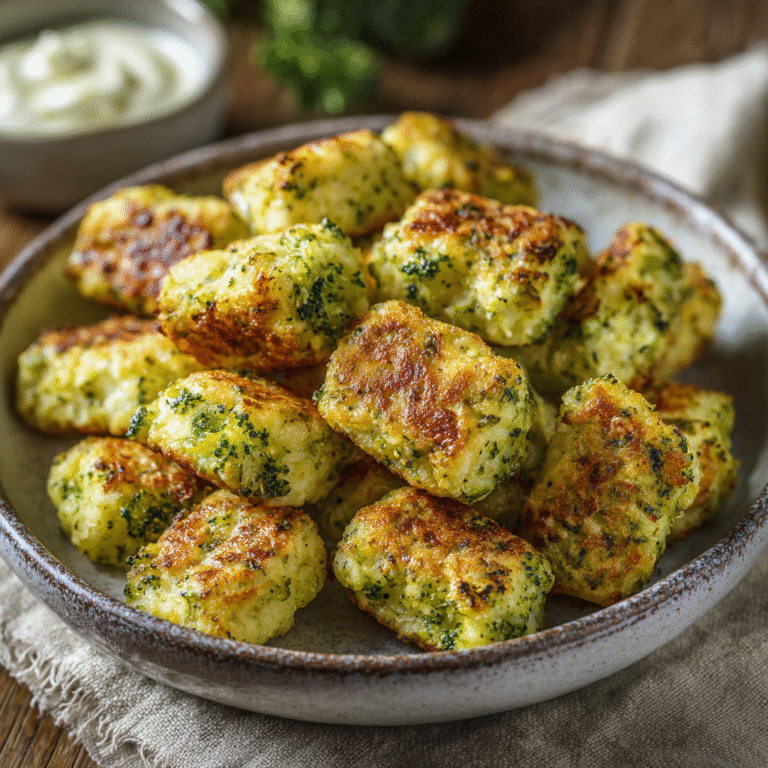homemade broccoli tots