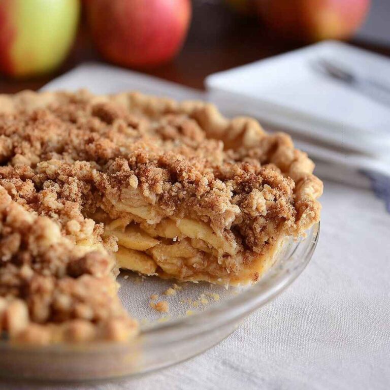 Apple Crumble Pie featured