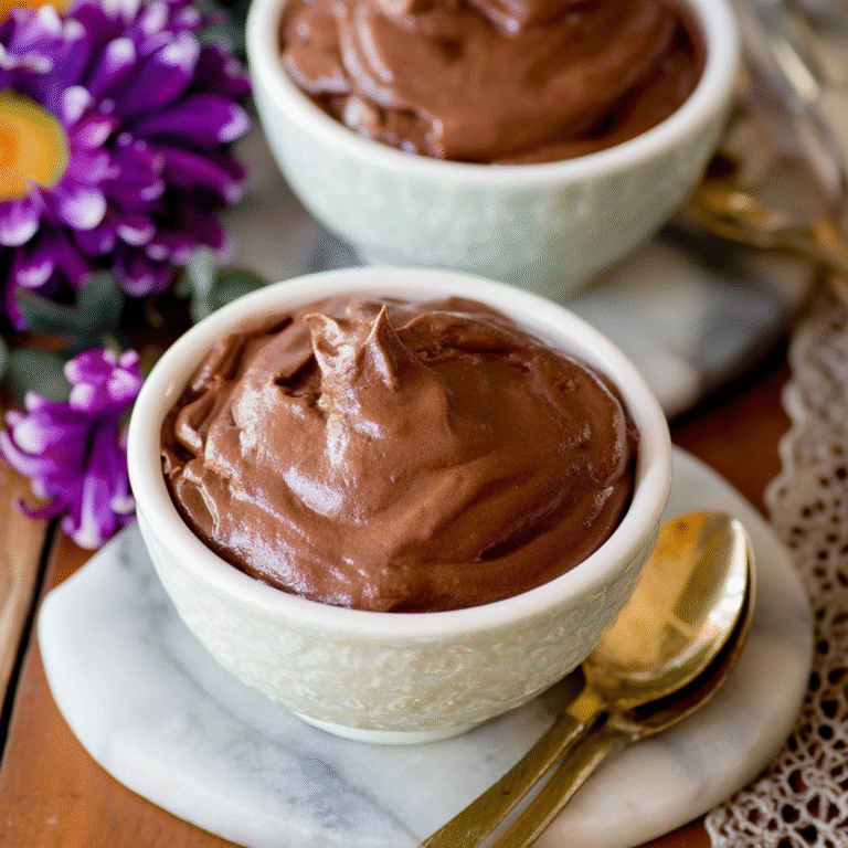 Chocolate Pudding Recipe