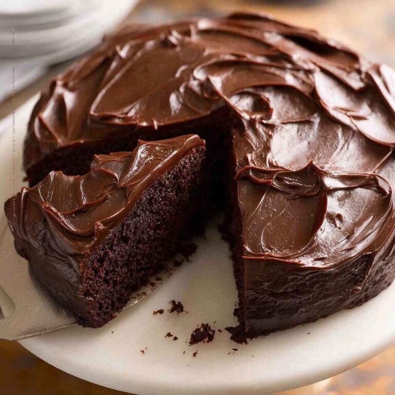 Easy Chocolate Fudge Cake