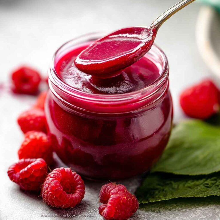 Easy raspberry sauce