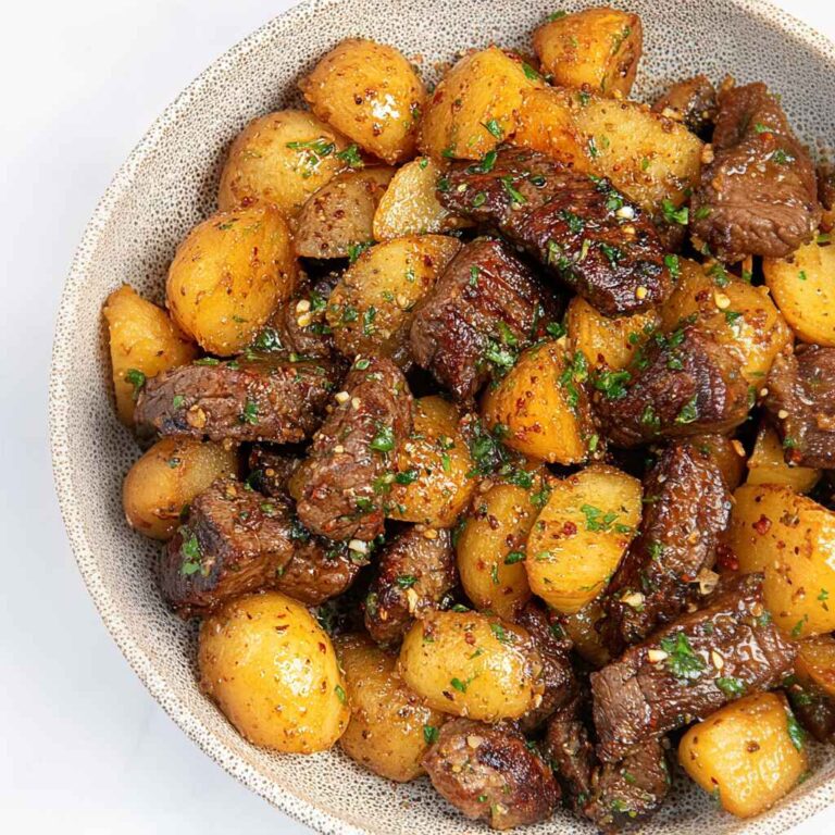 Garlic Butter Steak and Potatoes Easy Weeknight Steakhouse Dinner