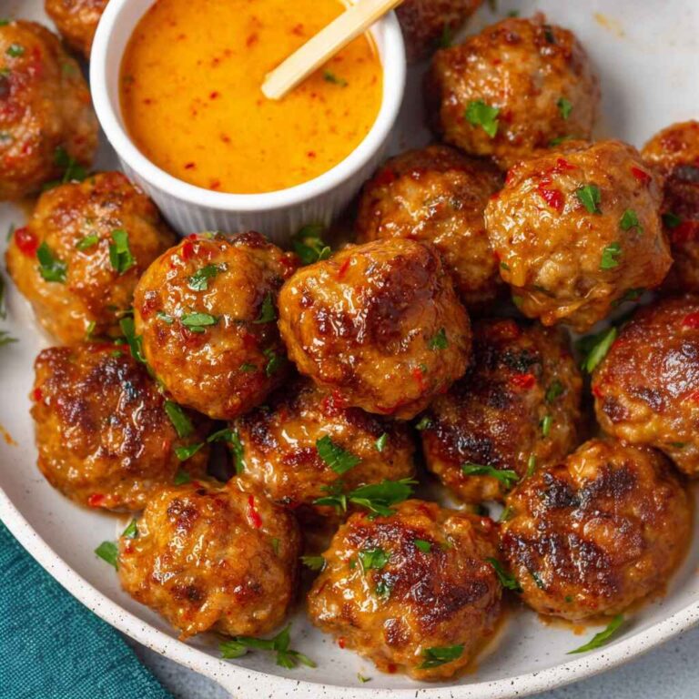 Spicy Chicken Meatballs