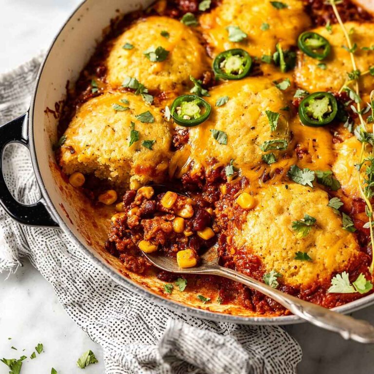 Chili Cornbread Casserole