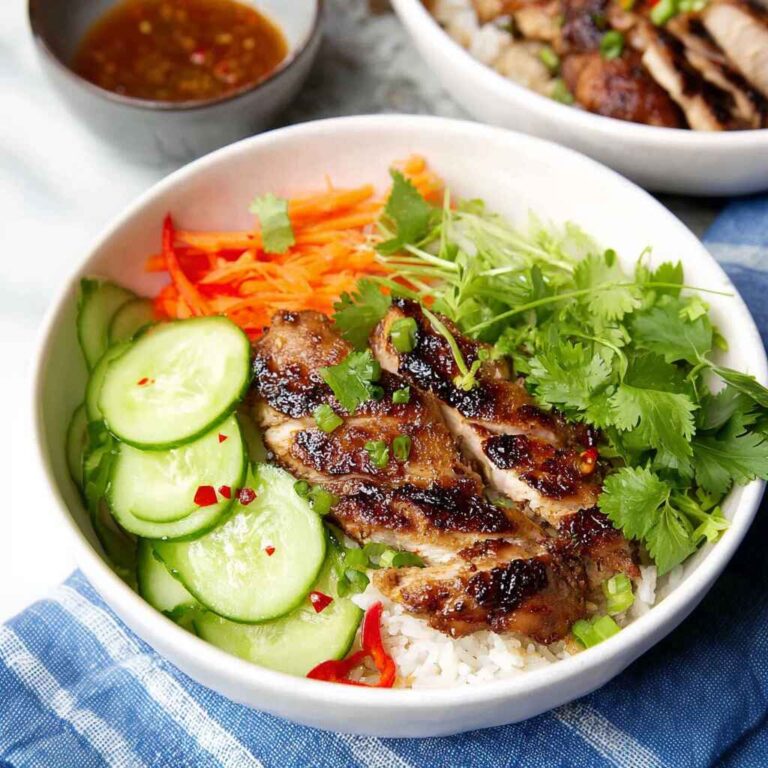 Lemongrass Chicken Rice Bowls