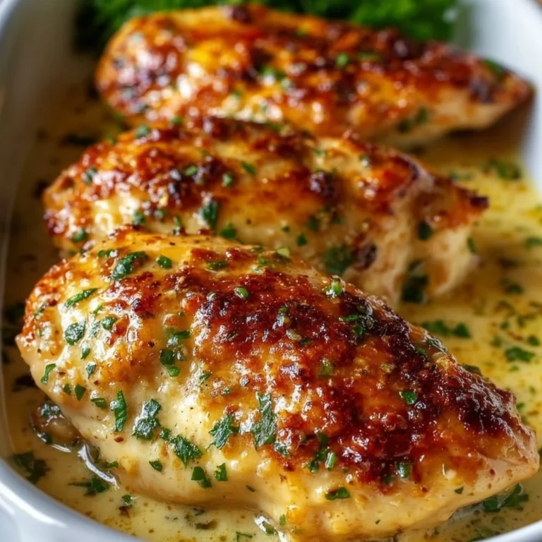 Delicious melt in your mouth chicken served with herbs and spices