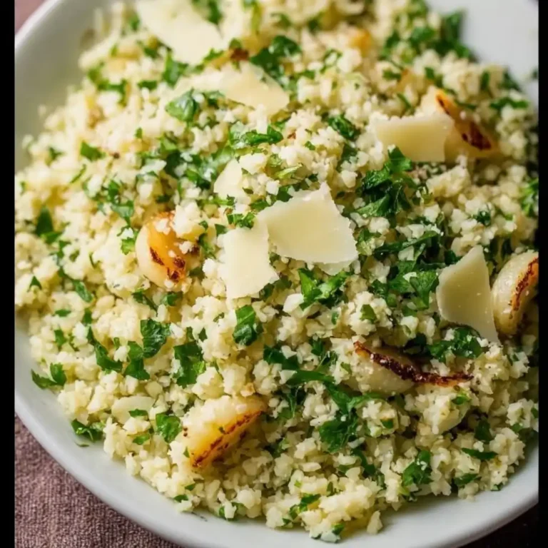 Embracing Flavor and Health with Healthy Low-Carb Garlic Parmesan Cauliflower Rice