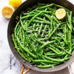 Fresh French Green Beans in a bowl ready for cooking.