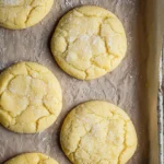 Freshly baked small batch sugar cookies on a cooling rack