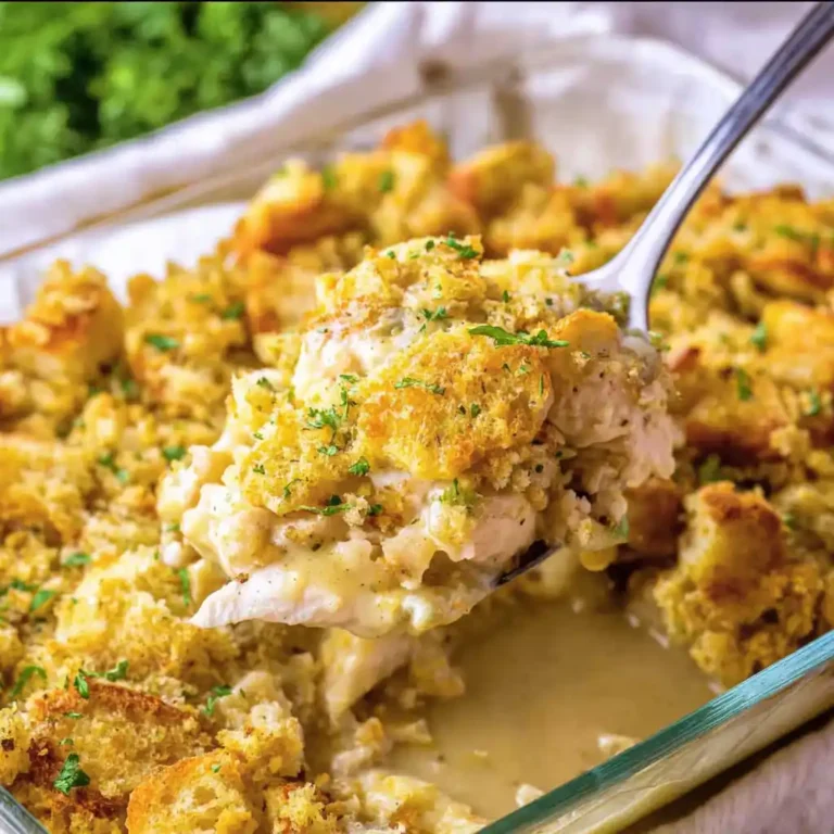 Cozy Chicken and Stuffing Casserole A Hearty Family Favorite