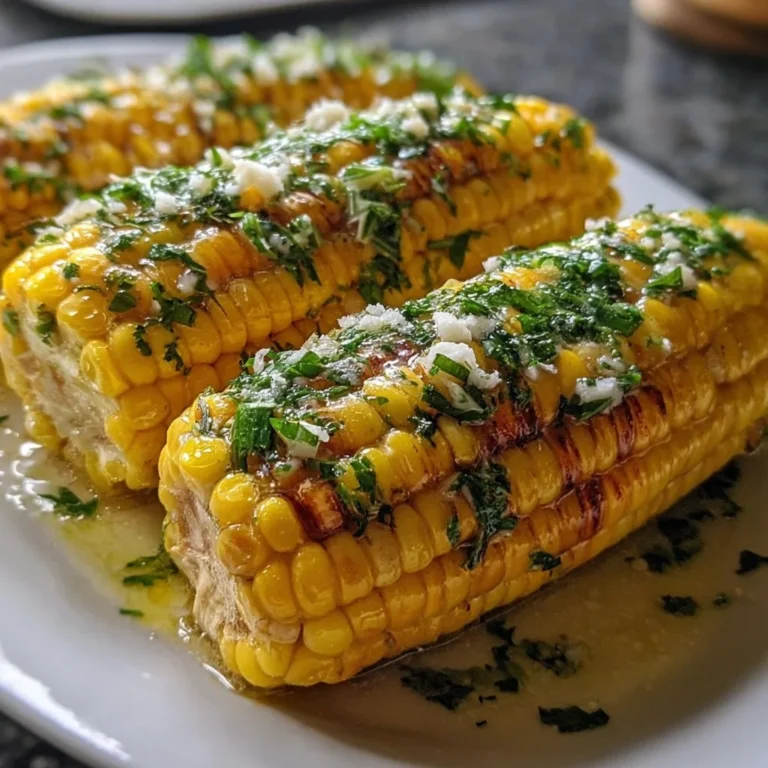 Delicious buttered corn with herbs served in a bowl