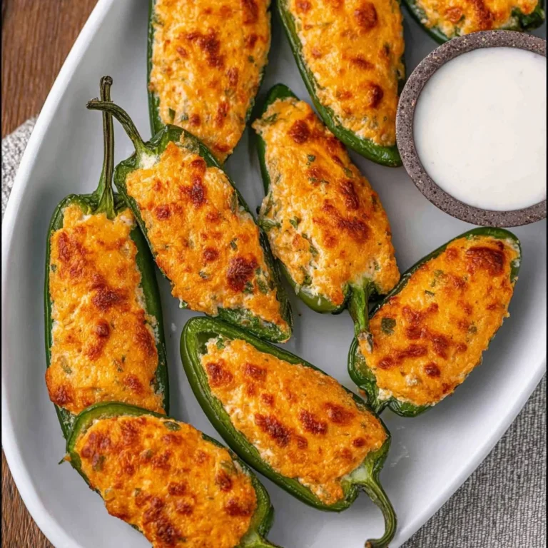Delicious Cheesy Jalapenos served as the ultimate comfort food dish.
