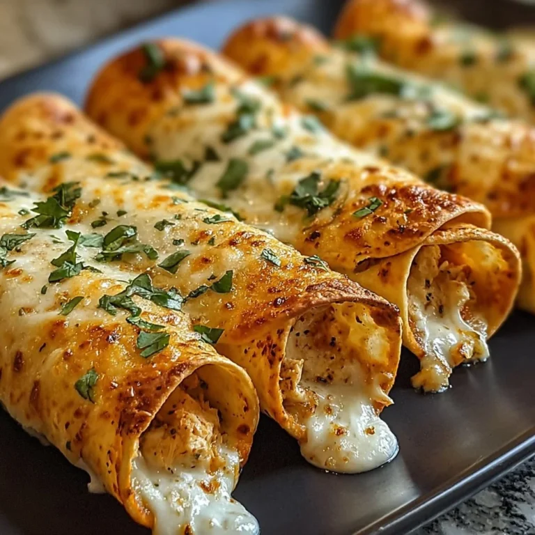 Plate of crispy chicken taquitos served with salsa and guacamole