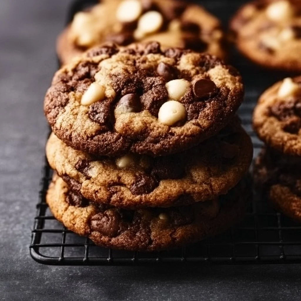 Delicious inside out chocolate chip cookies showcasing a unique secret recipe.