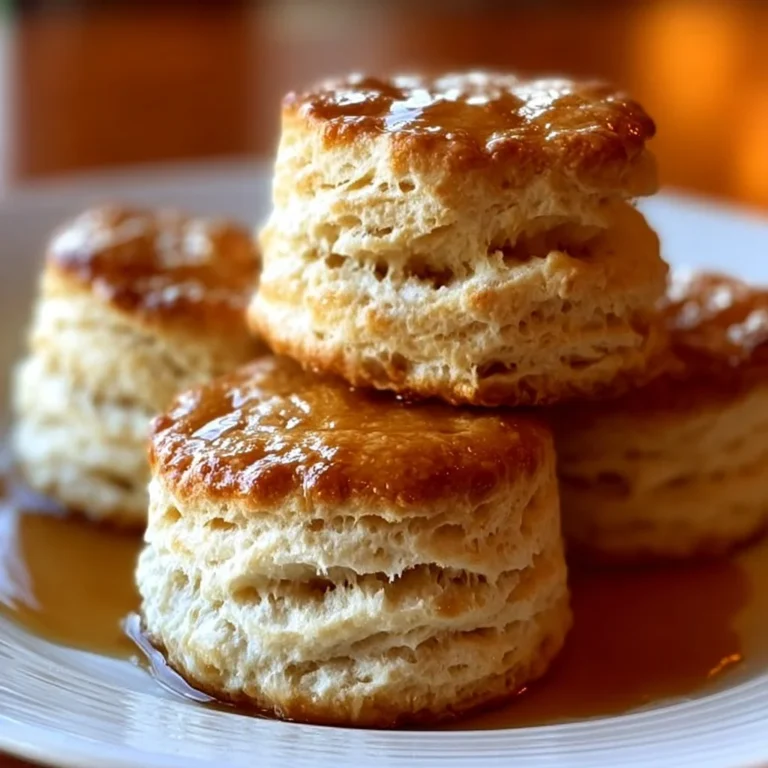 Fluffy melt-in-your-mouth buttermilk biscuits freshly baked on a wooden table.
