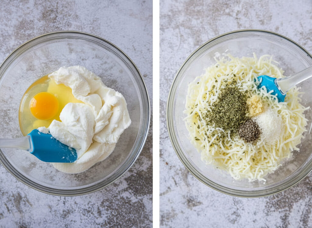 Lazy Lasagna Casserole process