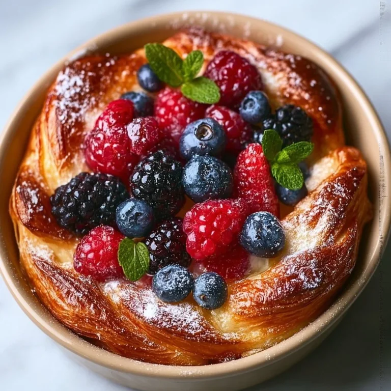 Delicious berry croissant bake recipe for a sweet breakfast treat