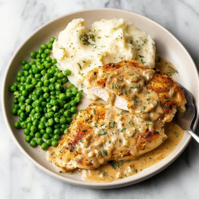 Delicious Boursin Chicken dish served with creamy cheese and herbs