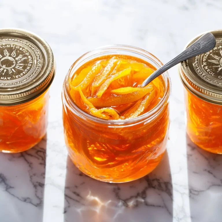 Bowl of homemade candied orange peel in syrup, perfect for desserts