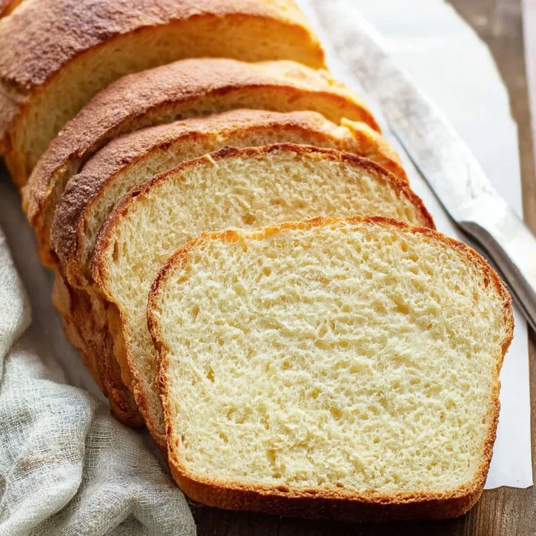 Loaf of flavorful Cottage Cheese Bread fresh from the oven.