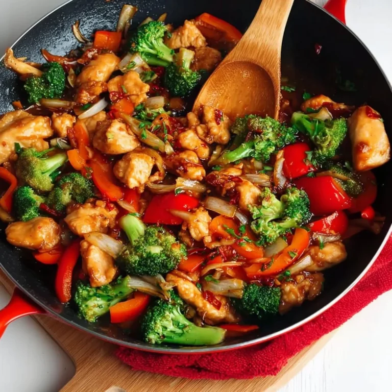 Delicious Hunan Chicken plated with garnishes and spices, showcasing its vibrant flavors.