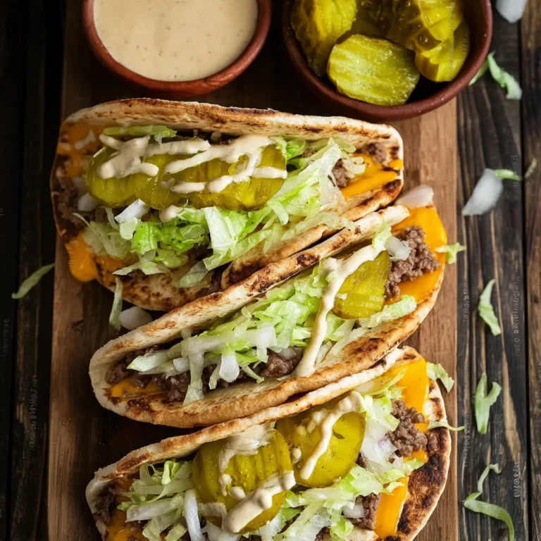 Delicious Big Mac Tacos served on a plate, showcasing a new family favorite.