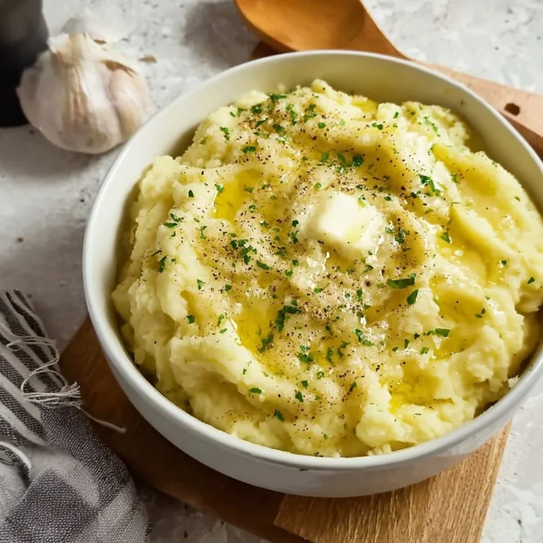 Creamy Instant Pot mashed potatoes served as a comforting side dish
