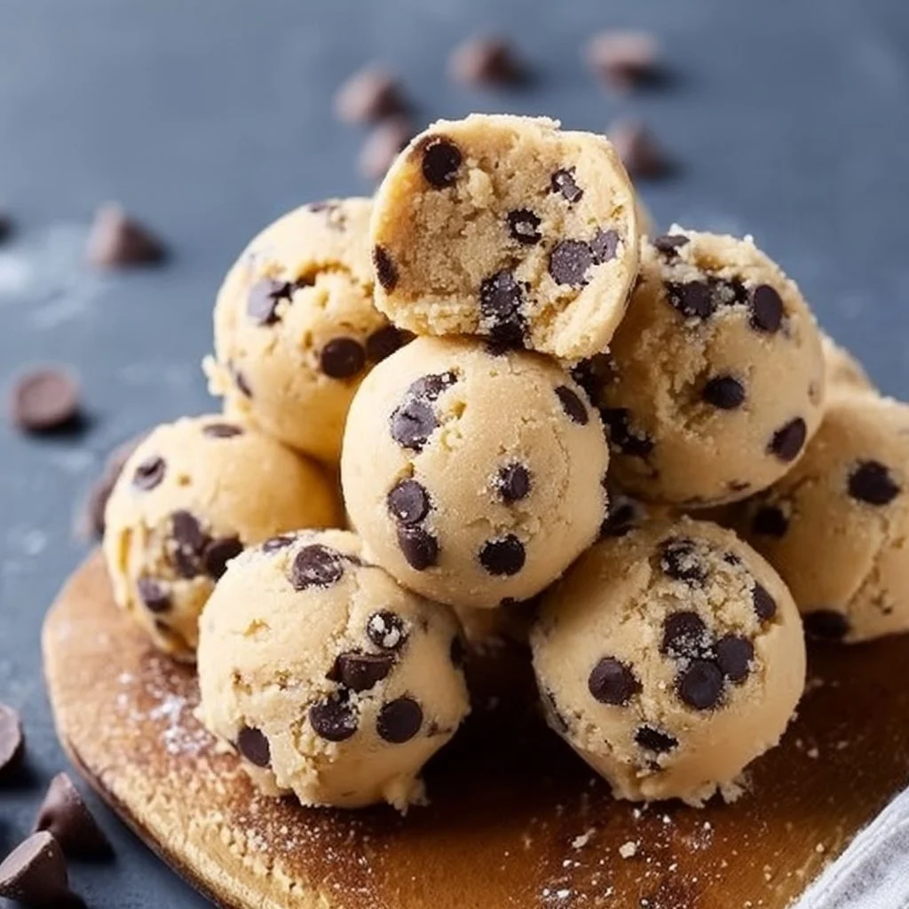 Delicious Keto cookie dough fat bombs for guilt-free indulgence