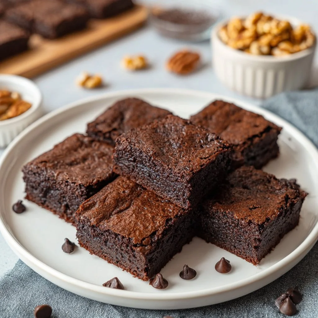 5-ingredient keto brownies, a delicious and guilt-free chocolate dessert