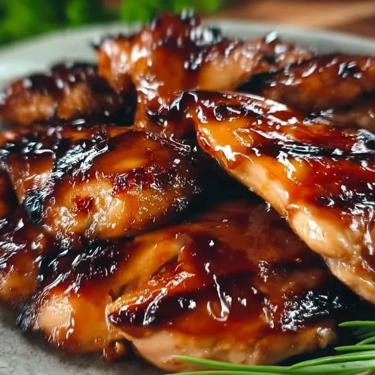 Delicious island-inspired teriyaki chicken served on a plate with garnishes.