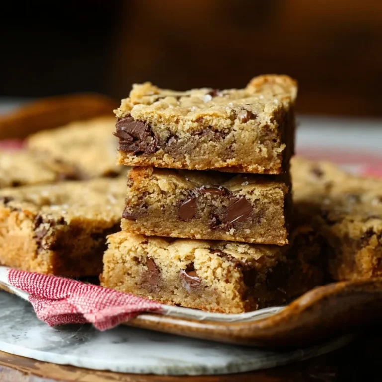Delicious blondies baked to perfection, showcasing a heavenly blondie recipe.
