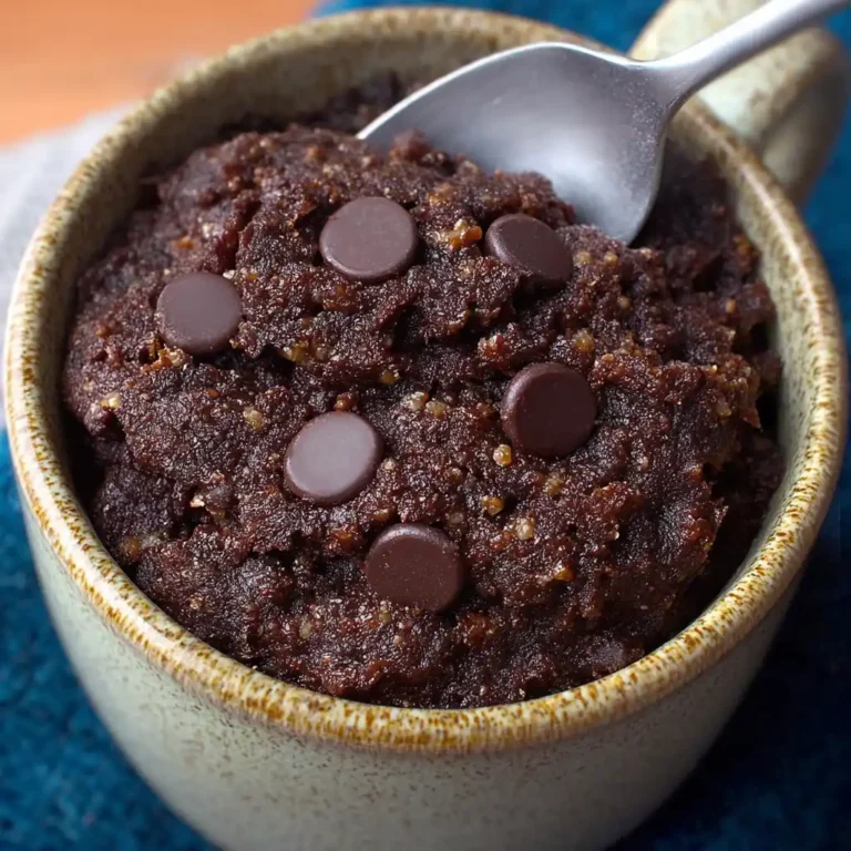 Delicious keto mug cake in a mug, perfect for a quick low-carb dessert