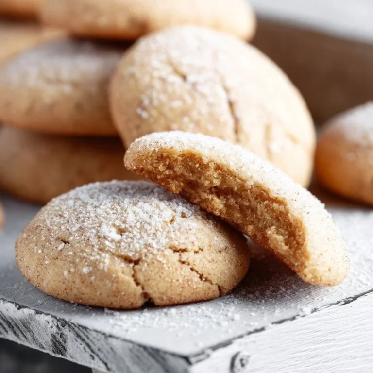 Brown butter cinnamon cookies fresh out of the oven, golden and delicious.